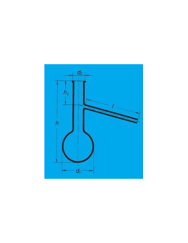 Tikvica za destilaciju 100 mL