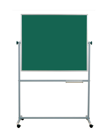 Školska ploča na stalku 120x120 cm, zeleno-bijela