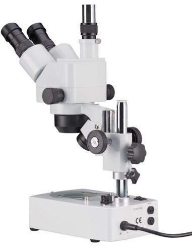 Lupa trinokularna Zoom 10x-160x