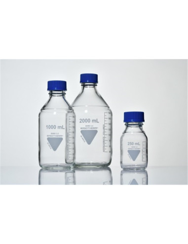 Laboratorijska boca 500 mL GL45 sa čepom