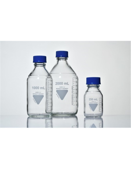 Laboratorijska boca 500 mL GL45 sa čepom