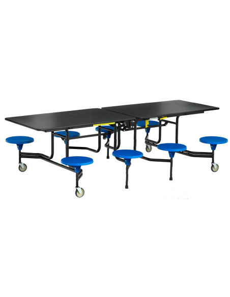 Pravokutni sklopivi stol na kotačima za 8 osoba