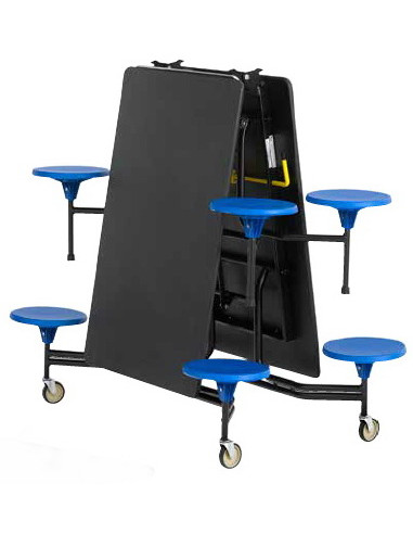 Pravokutni sklopivi stol na kotačima za 8 osoba