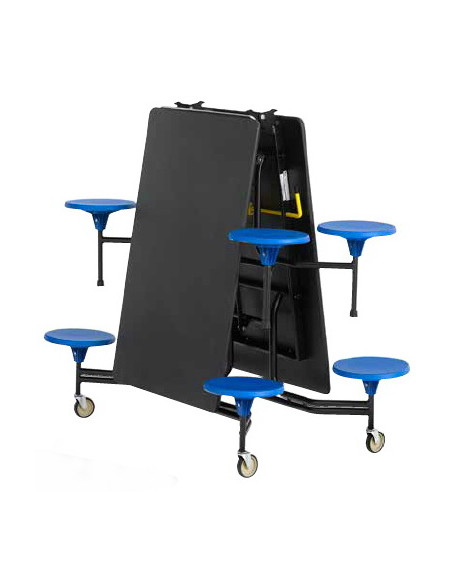 Pravokutni sklopivi stol na kotačima za 8 osoba