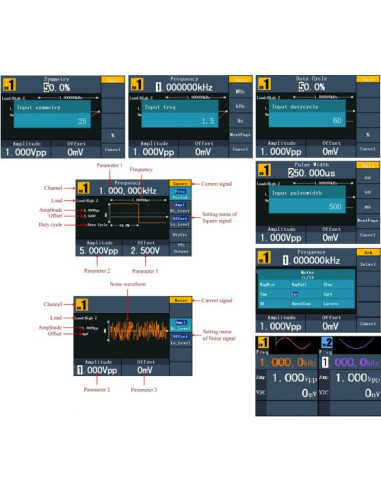 Generator funkcija 4124 2CH, 1 µHz - 10 MHz