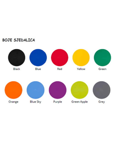 Pravokutni sklopivi stol na kotačima za 8 osoba