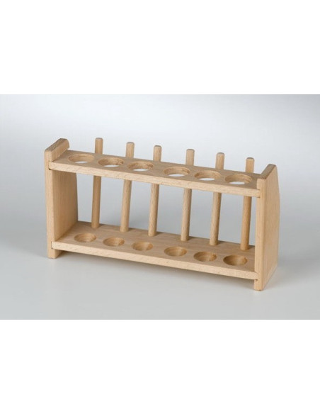 Stalak za epruvete drveni 16-18 mm /6 mjesta